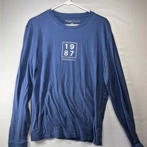 Aeropostale Classic Blue long‎ sleeve Crew Neck